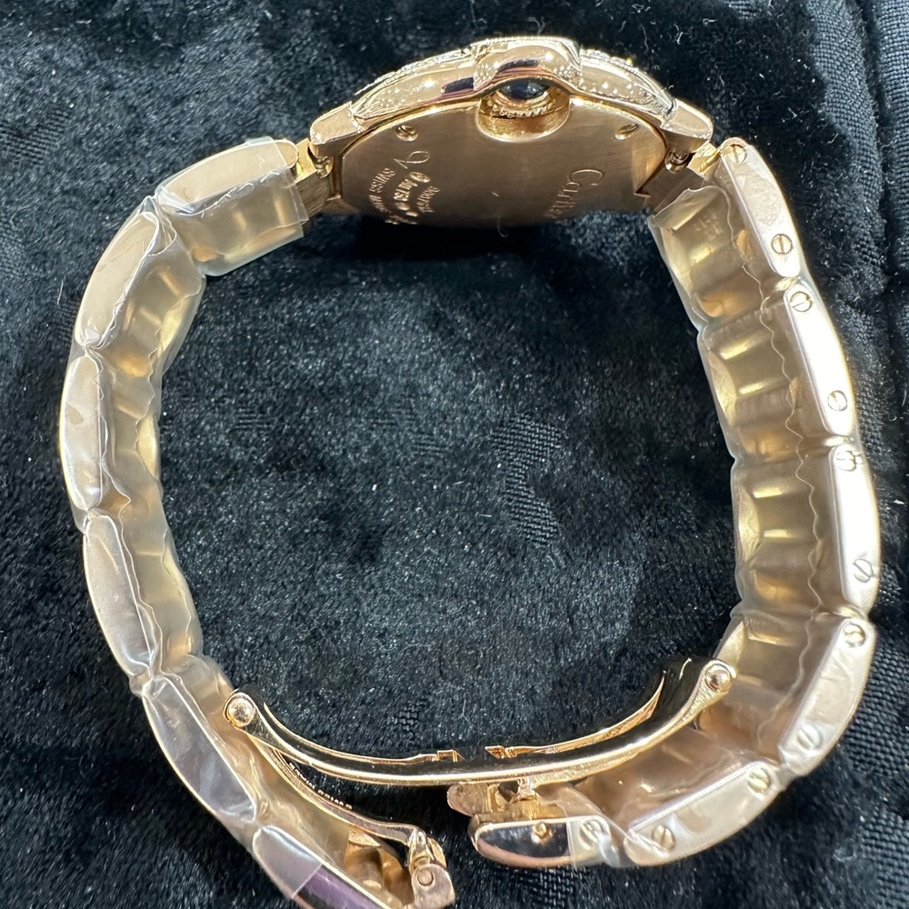 Cartier 18k rose gold Ballon Bleu with original Diamond Bezel.  Quartz movement. - Picture 3 of 3